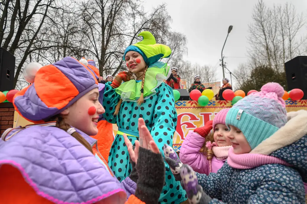 26.02.2023. Бобруйск. Городской парк культуры и отдыха. Народные масленичные гулянья «Шчодрая масленка на добрая зямлi».