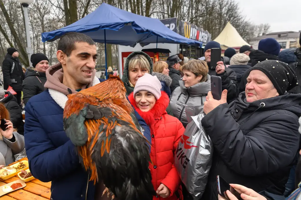 26.02.2023. Бобруйск. Городской парк культуры и отдыха. Народные масленичные гулянья «Шчодрая масленка на добрая зямлi».