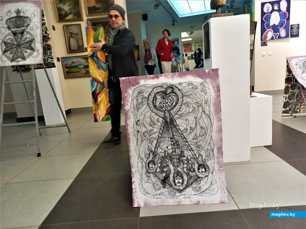 Перфоманс George Forever. Шоу-проект «Я». Выставочный зал музея истории Могилева. 25.02.2023 г.