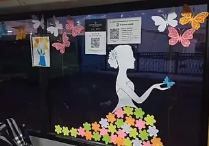 В преддверии 8 марта по Могилеву стал курсировать «Автобус чудес». Фотофакт