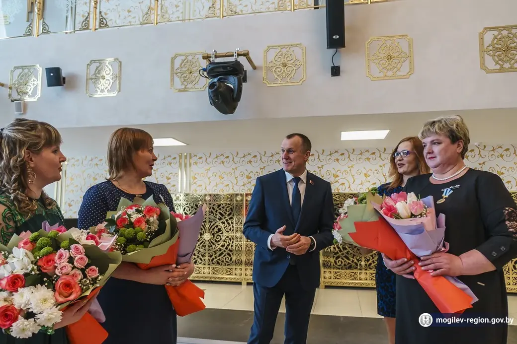 Торжественный прием, посвященный Дню женщин. Могилев, 6.03.2023 г. Фото: mogilev-region.gov.by.