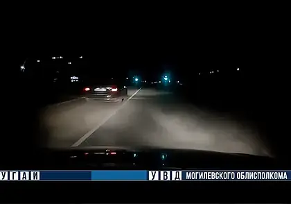 Бобруйчанин получил «административку» за нарушение правила обгона