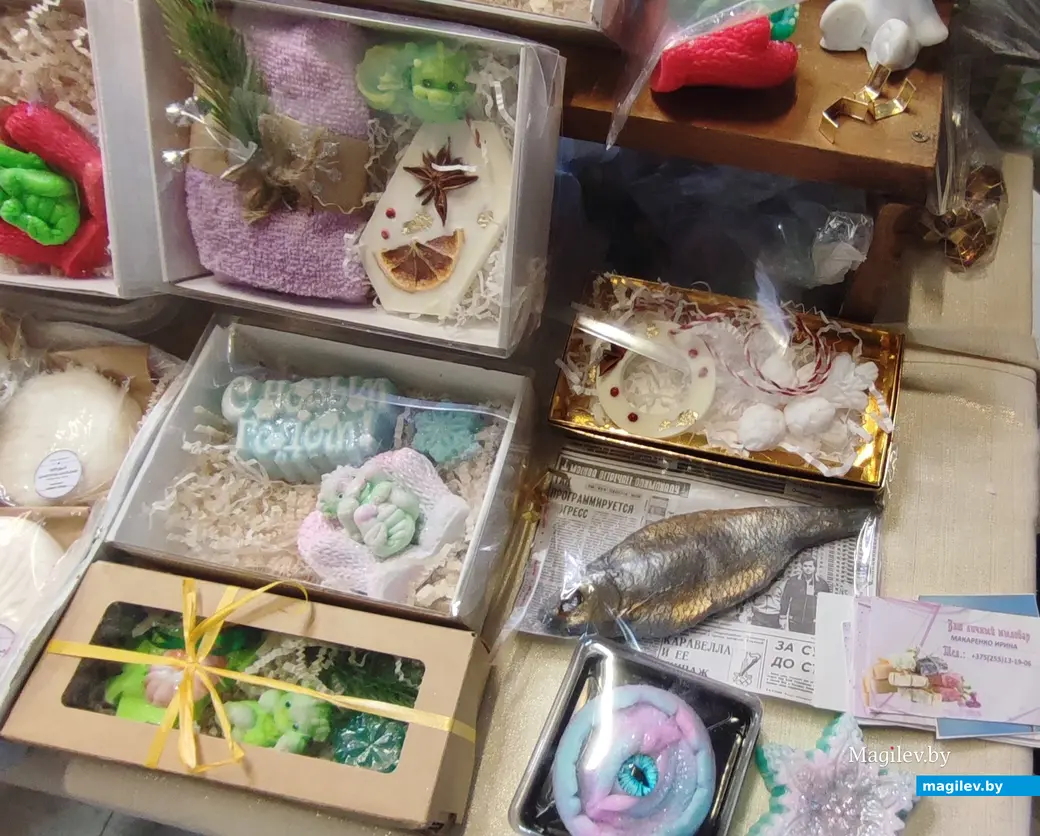 Выставка-ярмарка «Навагодні падарунак ад «Шчырай Майстэрні» в ТЦ «Е-Сити». 30 декабря 2023 г.