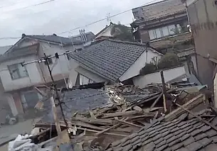 В Японии произошла серия мощных землетрясений. Есть разрушения