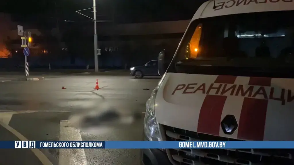 Гомель, 1 января 2024 года. Водитель, двигаясь по улице Ефремова со стороны улицы Советской, совершил наезд на двух пешеходов.