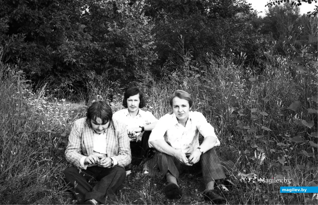 Левая Дубровенка, Безымянный овраг. Шеф (R.I.P.), Иосиф, Славик (R.I.P.). Могилев, 1970-е годы.