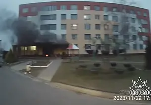 В Белыничах горело общежитие. Пострадали мужчина и ребенок