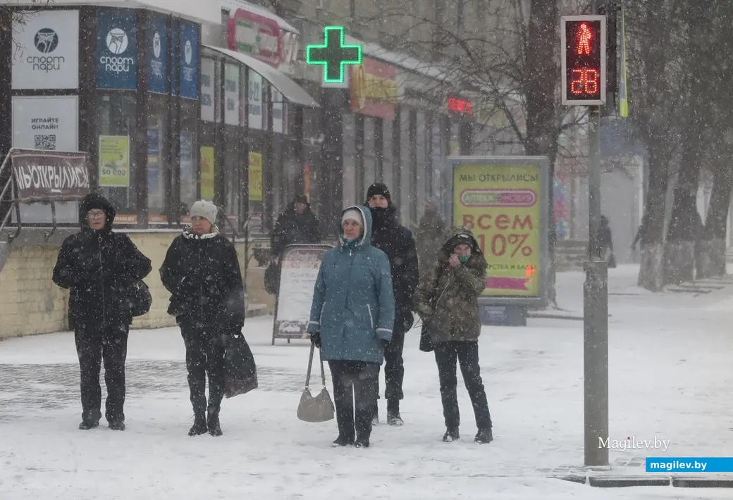 23.11.2023 г. В Могилев пришла зима.