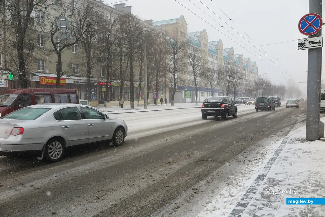 23.11.2023 г. В Могилев пришла зима.