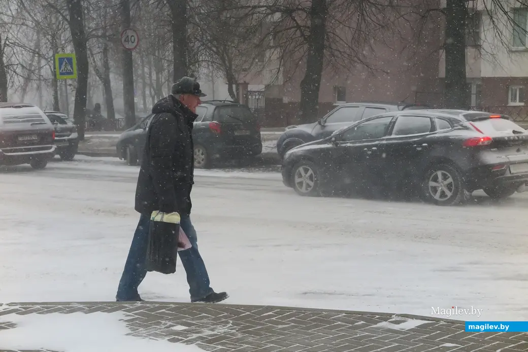23.11.2023 г. В Могилев пришла зима.