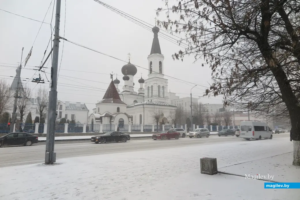 23.11.2023 г. В Могилев пришла зима.