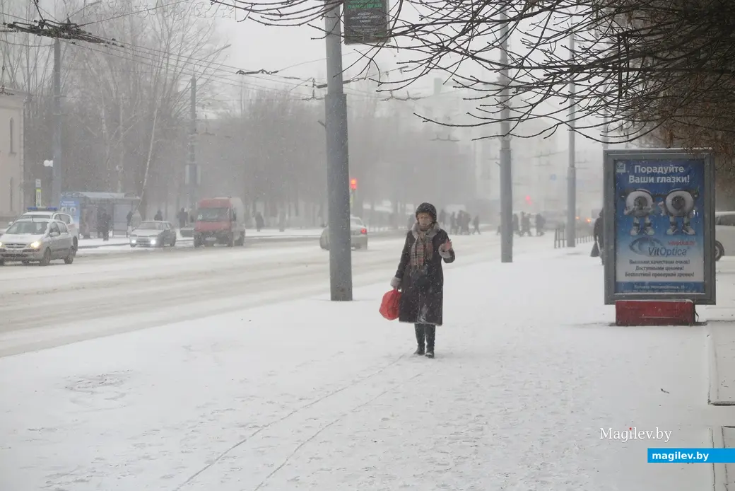 23.11.2023 г. В Могилев пришла зима.
