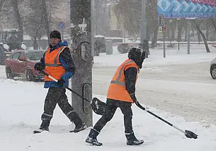 Могилев заметает снегом. Фотозарисовка с городских улиц