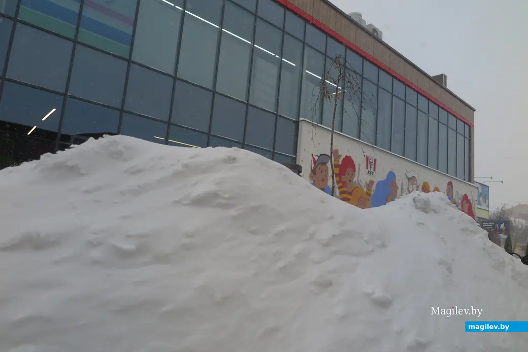 29 ноября 2023 г. Могилев снова заметает снегом!