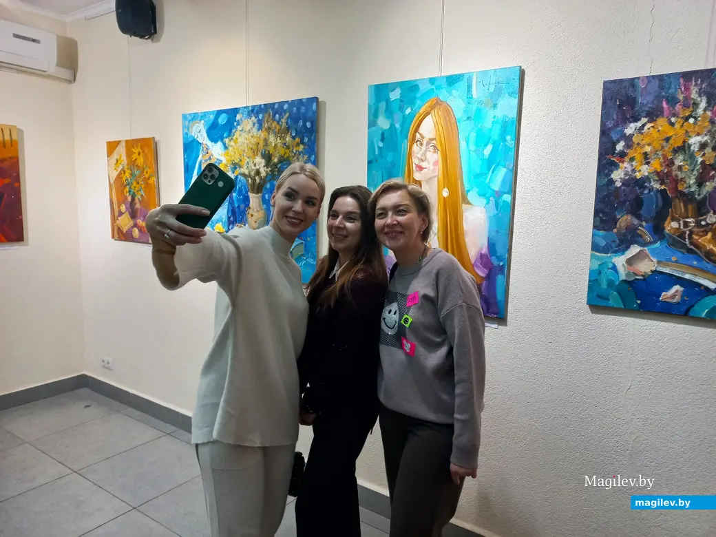 Открытие выставки Антона Тихоновца и Евгена Зайцева. Могилев, выставочный зал музея истории Могилева. Могилев, 29.11.23 г.