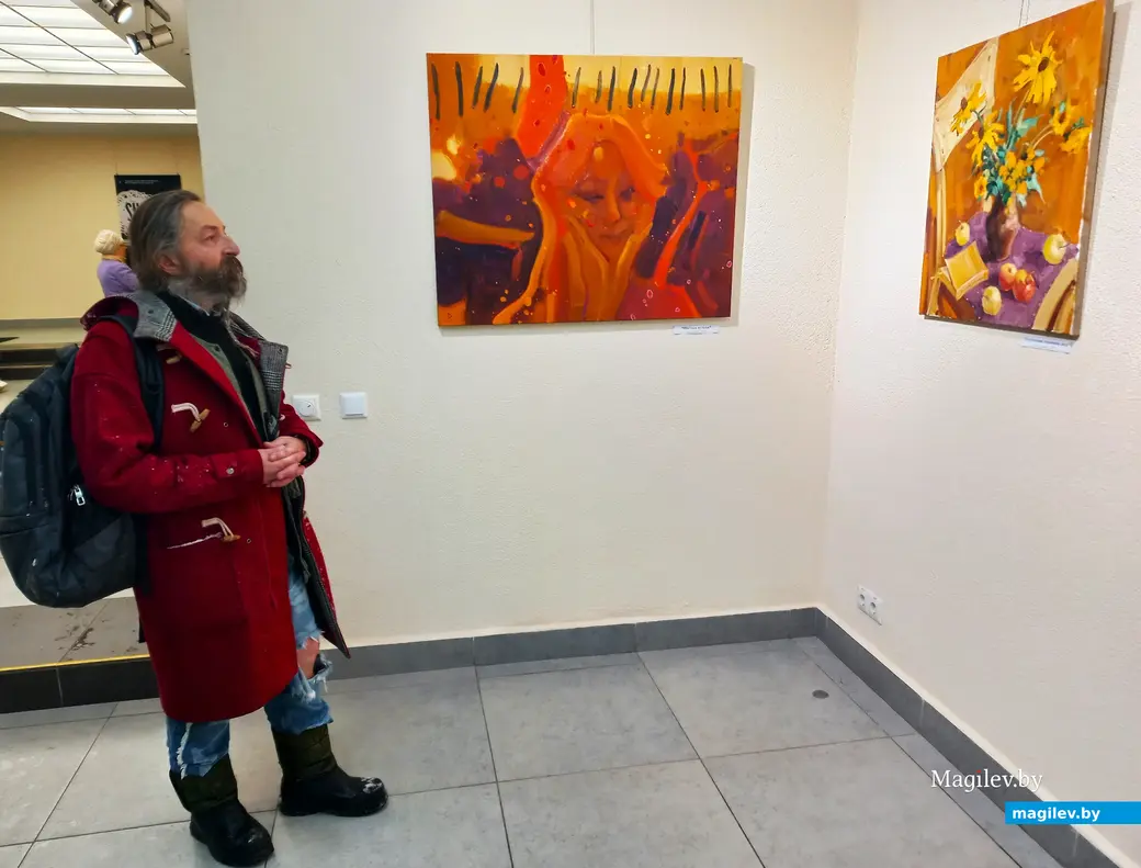 Открытие выставки Антона Тихоновца и Евгена Зайцева. Могилев, выставочный зал музея истории Могилева. Могилев, 29.11.23 г.