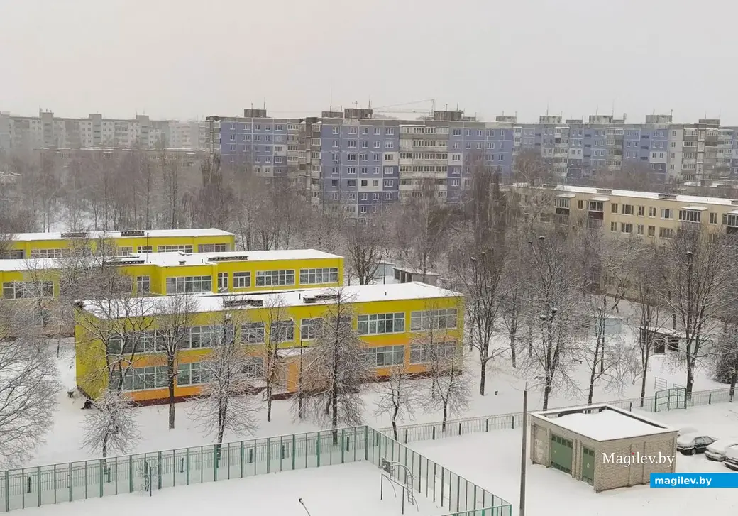 Могилев после вьюги. 30 ноября 2023 года.