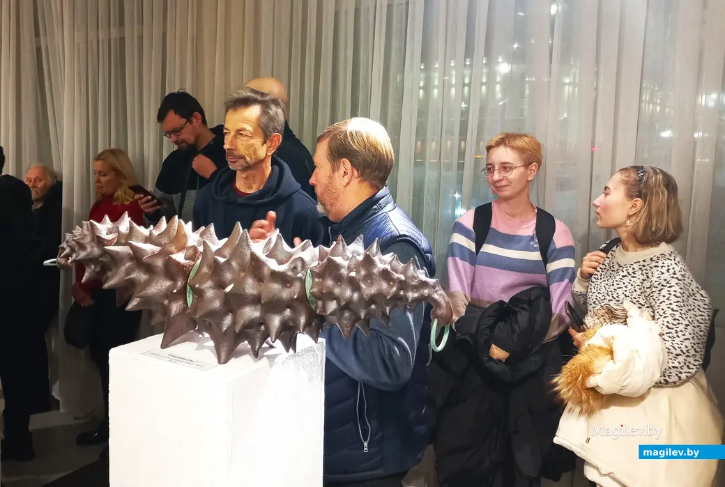 Открытие выставки Антона Тихоновца и Евгена Зайцева. Могилев, выставочный зал музея истории Могилева. Могилев, 29.11.23 г.