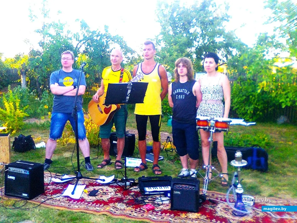 Группа «Коноплев и компания». Могилевский район, д. Старое Пашково, лето, 2015 г.