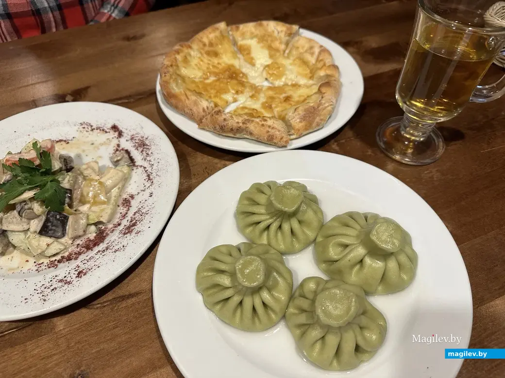 Хинкали с рубленым куриным мясом, Хинкальня, Могилев, 1 декабря 2023 г.