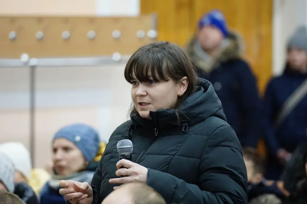 4 декабря 2023 г. Могилев, встреча мэра Александра Студнева с жильцами новостроек ЖК «Талисман».