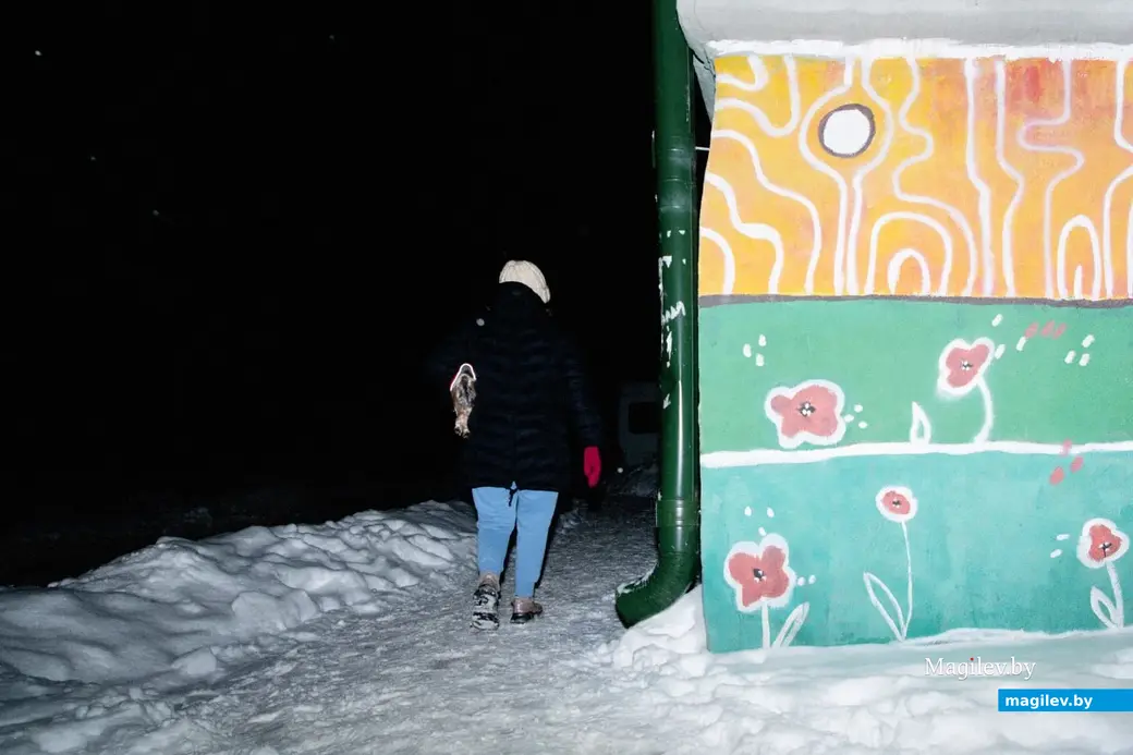 Декабрь 2023 г. Могилев. Вечерняя снежная сказка.