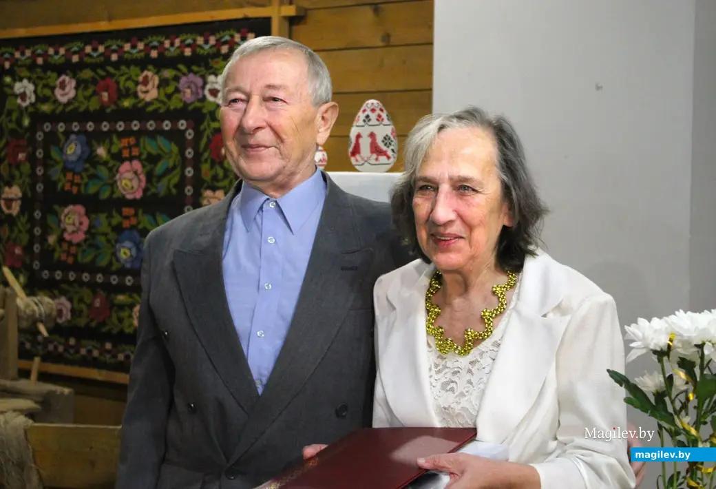 Эльза Григорьевна и Виктор Иванович Гаврюшенко. Музей этнографии Могилева. 6 декабря 2023 года.