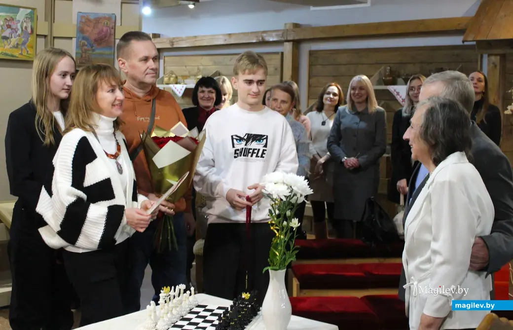 Эльза Григорьевна и Виктор Иванович Гаврюшенко. Музей этнографии Могилева. 6 декабря 2023 года.