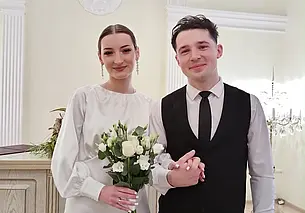 «Что видит, то и говорит». Свадебная пара недели
