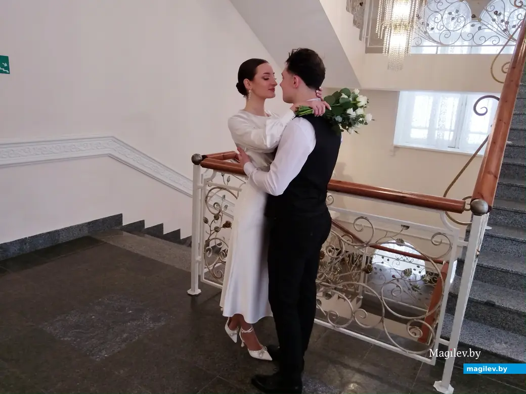 Могилев. ЗАГС. 08.12.2023 г. Диана и Павел Беляцкие.