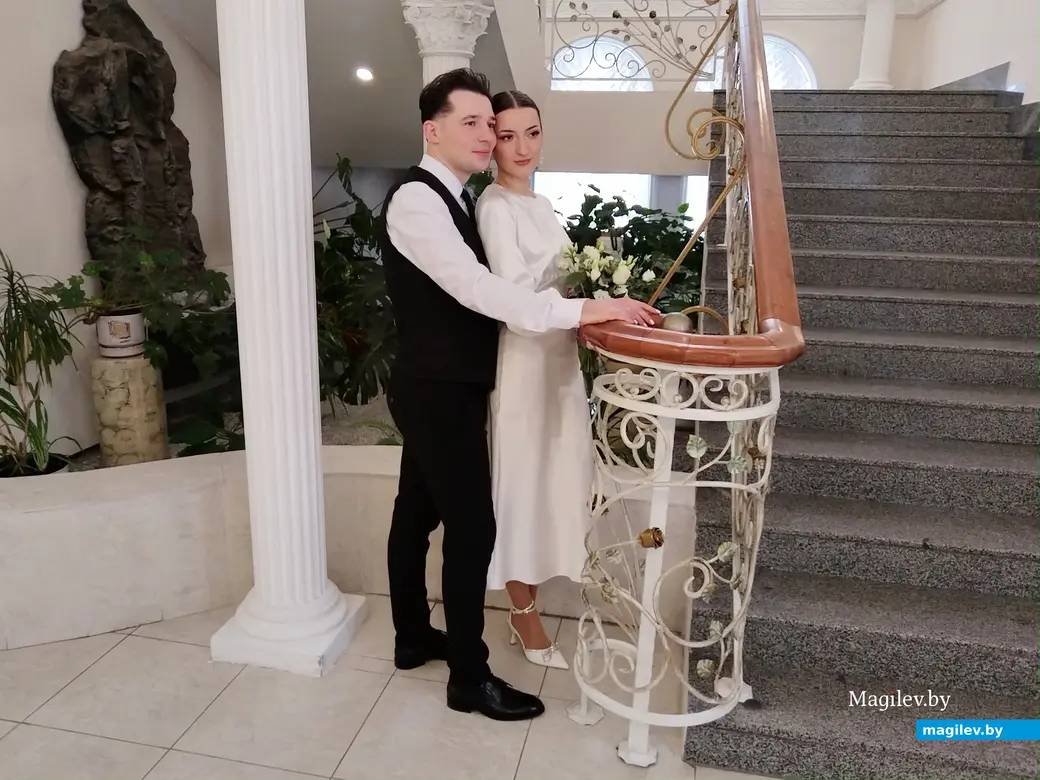 Могилев. ЗАГС. 08.12.2023 г. Диана и Павел Беляцкие.