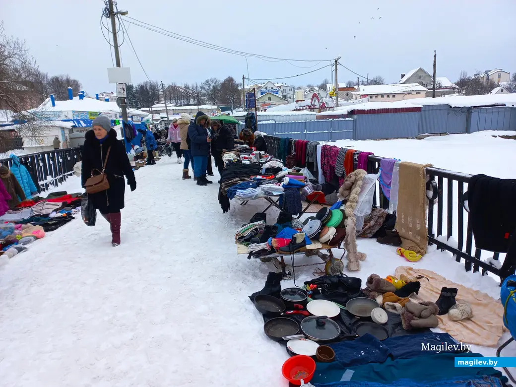 Могилев, Быховский базар, 10.12.2023 г.
