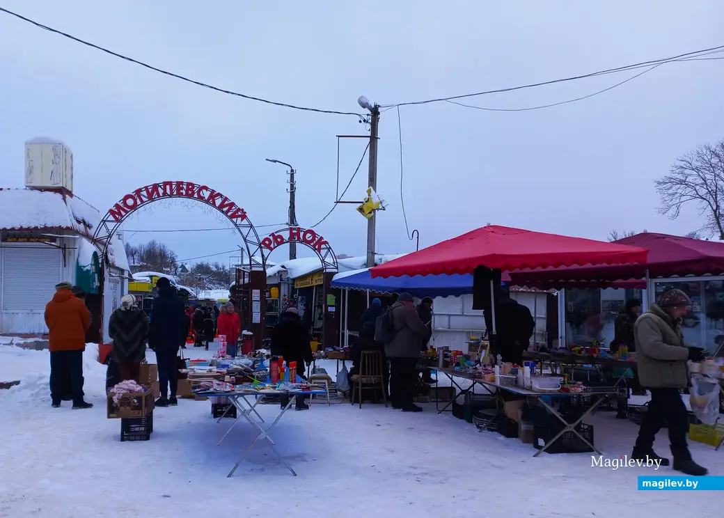 Могилев, Быховский базар, 10.12.2023 г.