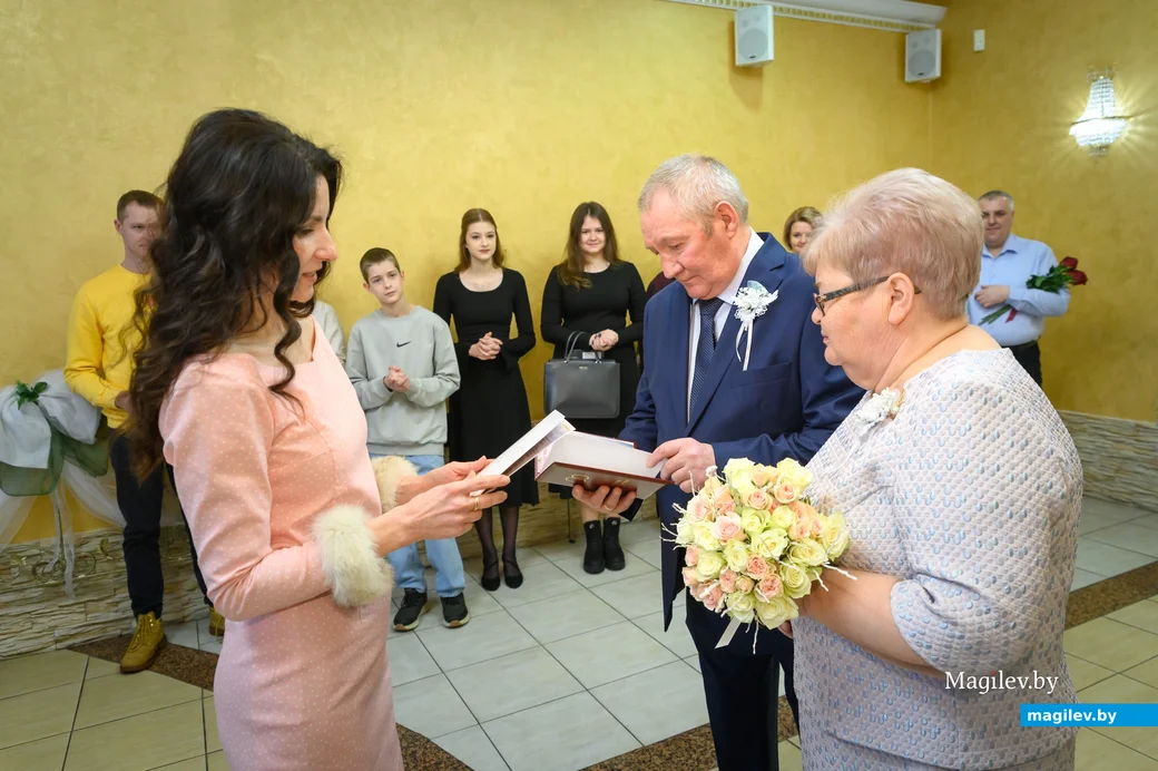 15.12.2023. Отдел ЗАГС Бобруйского горисполкома. Золотая свадьба Аллы Владимировны и Василия