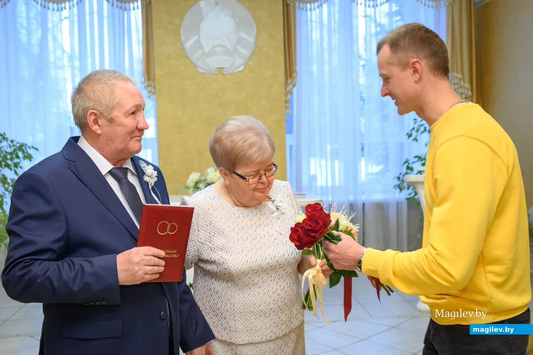 15.12.2023. Отдел ЗАГС Бобруйского горисполкома. Свадебная пара. Золотая свадьба
