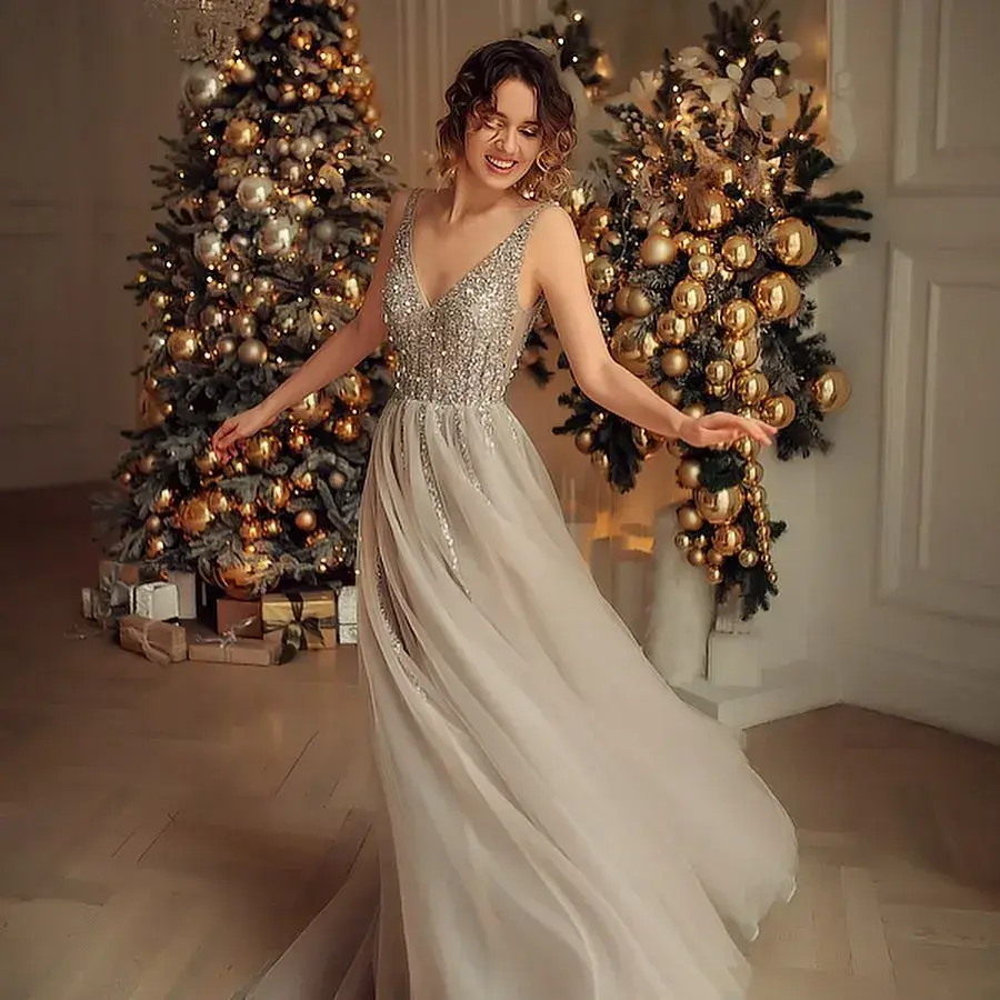 Новогодняя ночь в серебре - самое то! Фото Pixabay.com