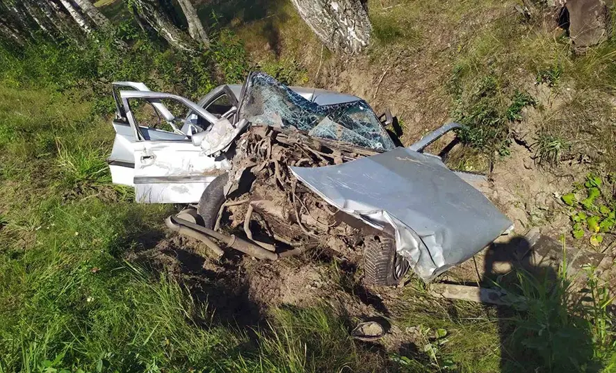 10.08.2023 г. С места аварии в Хотимском районе. Фото ck.gov.by