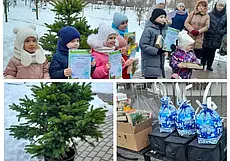 170 работ и 34 приза: могилевский парк Подниколья наградил победителей конкурса елочных игрушек. Фотофакт