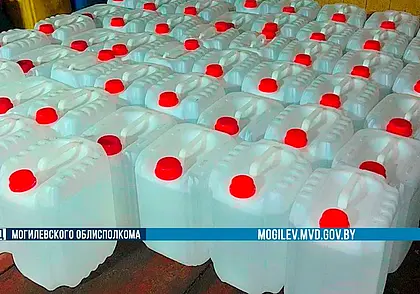 Полтонны спирта правоохранители изъяли у бобруйчанина