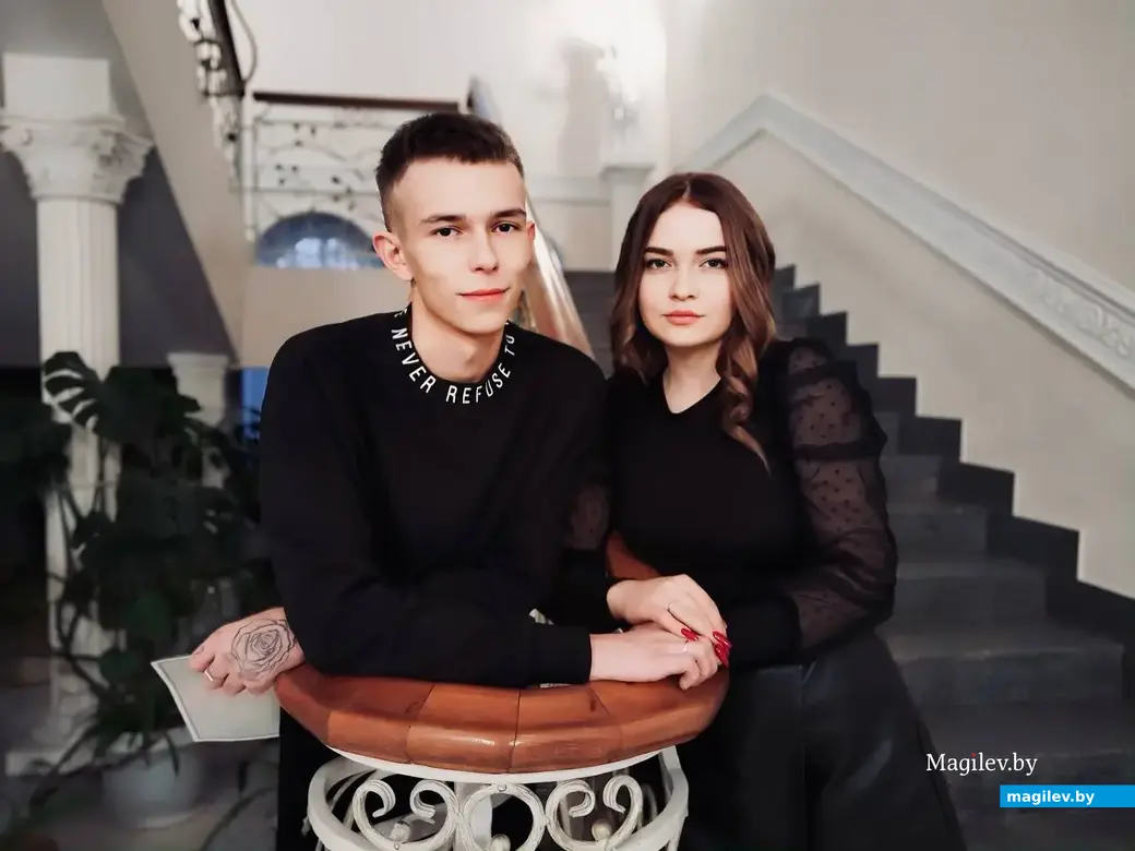 22.12.2023 г. Могилев, ЗАГС. Молодожены Валерия и Никита Гончаровы. «Понравился внешне, но был слишком стеснительным».