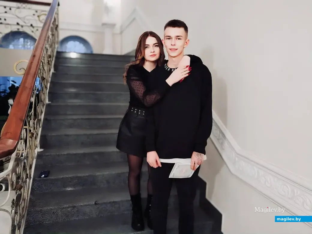 22.12.2023 г. Могилев, ЗАГС. Молодожены Валерия и Никита Гончаровы. «Не хватает только сна».