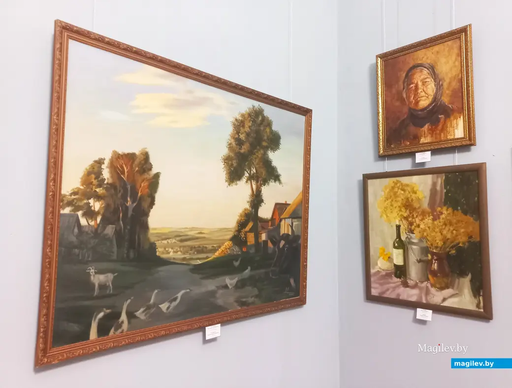 Открытие юбилейной выставки Могилевского объединения Белорусского союза художников. Музей имени Павла Масленикова, 22.12.2023 г.