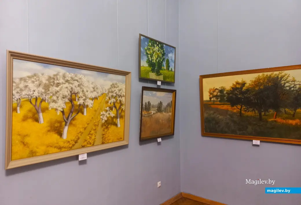 Открытие юбилейной выставки Могилевского объединения Белорусского союза художников. Музей имени Павла Масленикова, 22.12.2023 г.