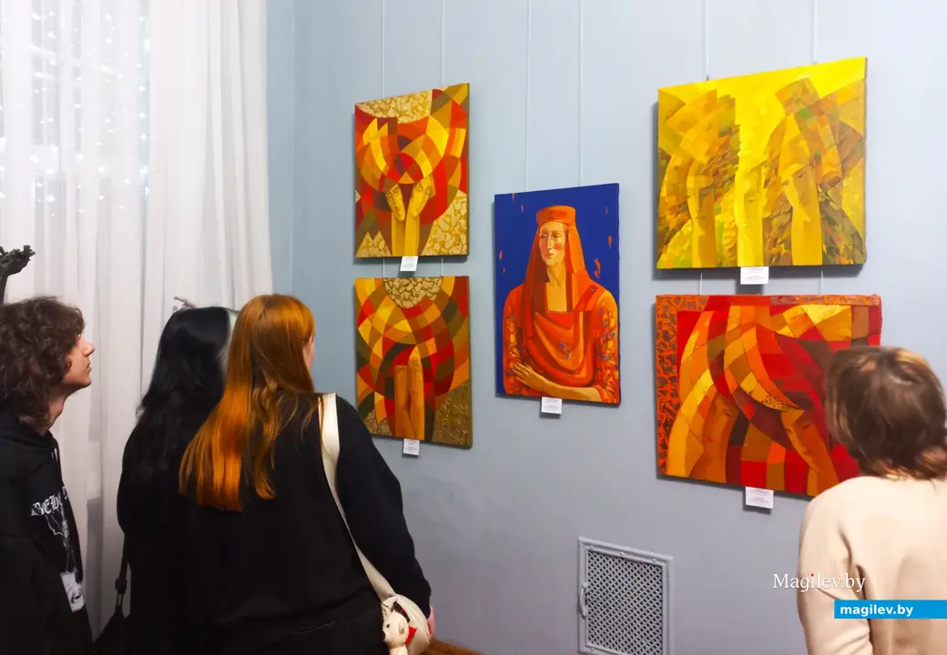 Открытие юбилейной выставки Могилевского объединения Белорусского союза художников. Музей имени Павла Масленикова, 22.12.2023 г.