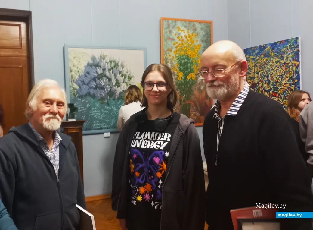 Открытие юбилейной выставки Могилевского объединения Белорусского союза художников. Музей имени Павла Масленикова, 22.12.2023 г.
