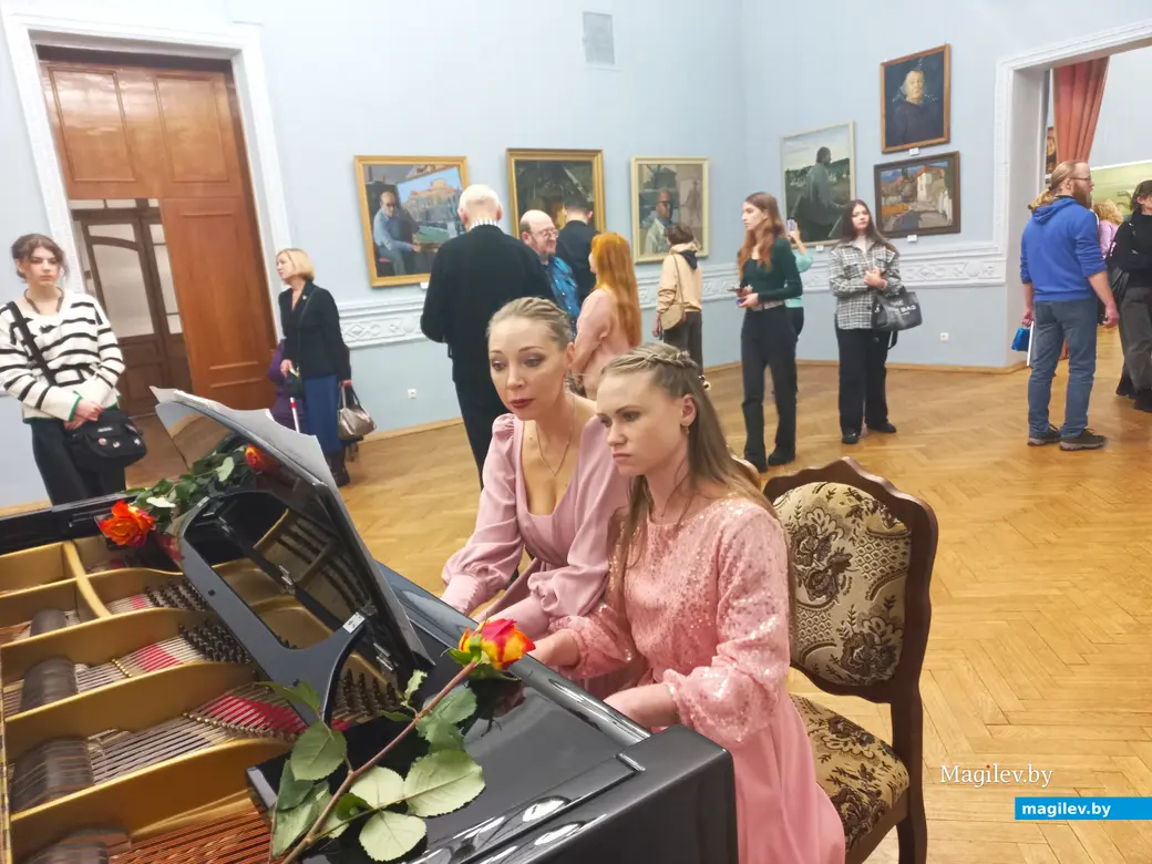 Открытие юбилейной выставки Могилевского объединения Белорусского союза художников. Музей имени Павла Масленикова, 22.12.2023 г.
