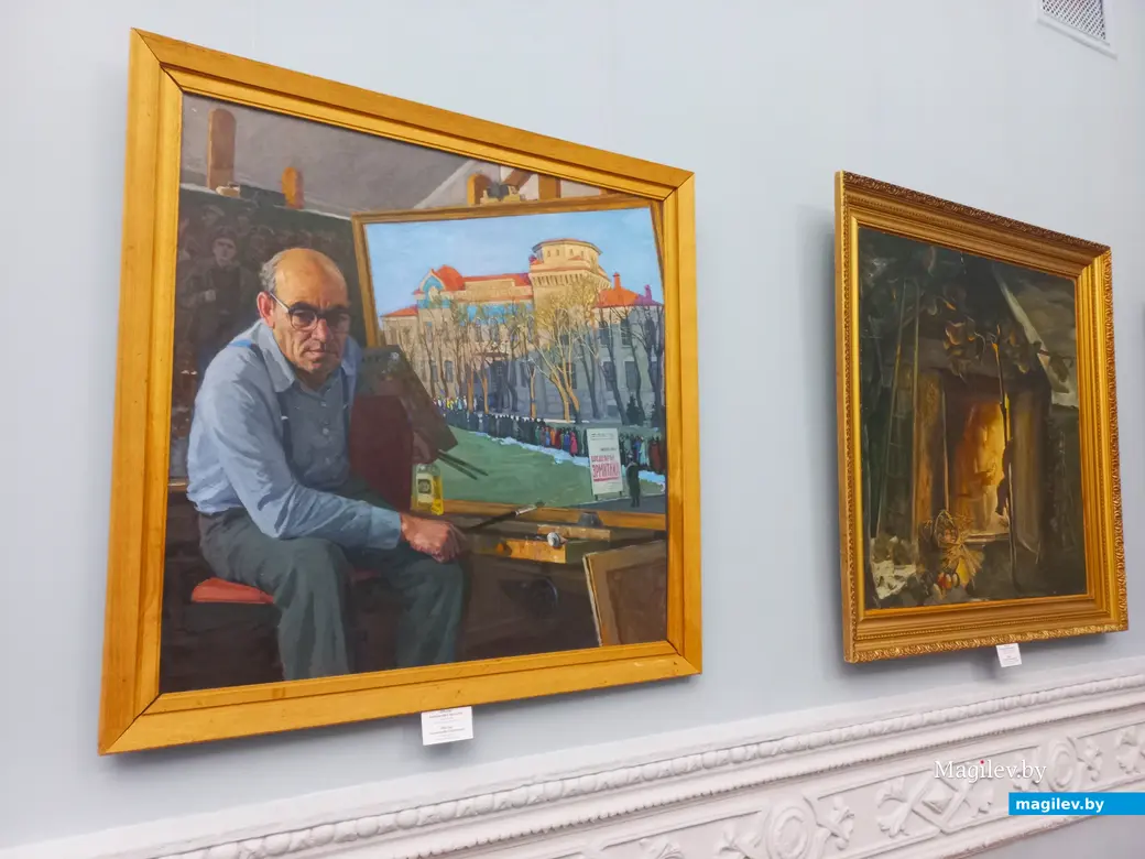 Открытие юбилейной выставки Могилевского объединения Белорусского союза художников. Музей имени Павла Масленикова, 22.12.2023 г.