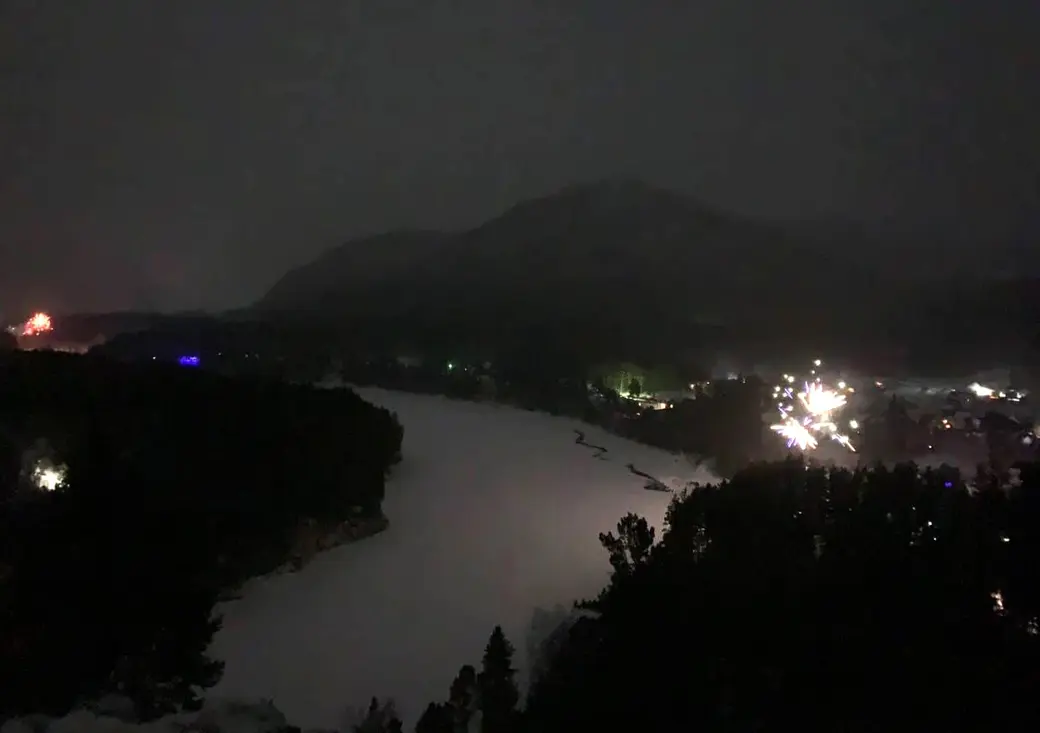 Новый год на Алтае. Аскат, река Катунь.