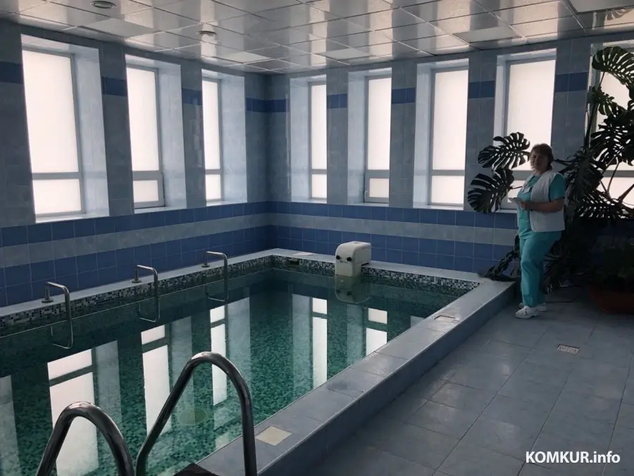 14.12.2023. После сауны гостей санатория ждет бассейн.