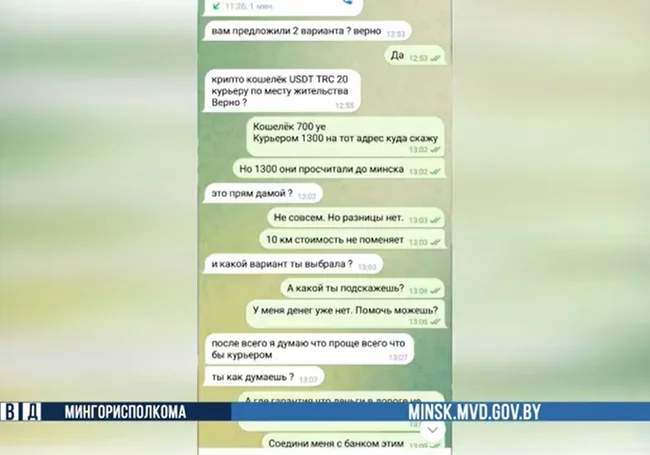 Минчанка хотела заработать на товарной бирже и перевела мошенникам более 55 тыс. рублей